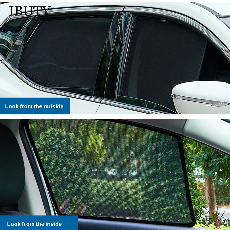 For BYD Atto 3 Yuan Plus EV 2022 2023 Accessories Custom Car Sunshade Visor Mesh Curtain Side Window Sun Shade UV Heat Sunshield