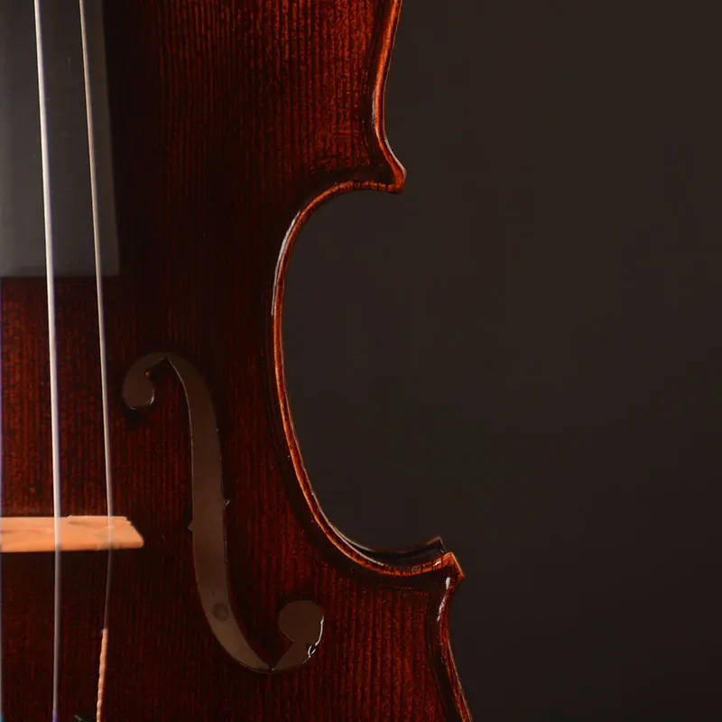 German dark antique style, Full size violin, strad model, strong bright tone, free case, bow, shoulder rest!