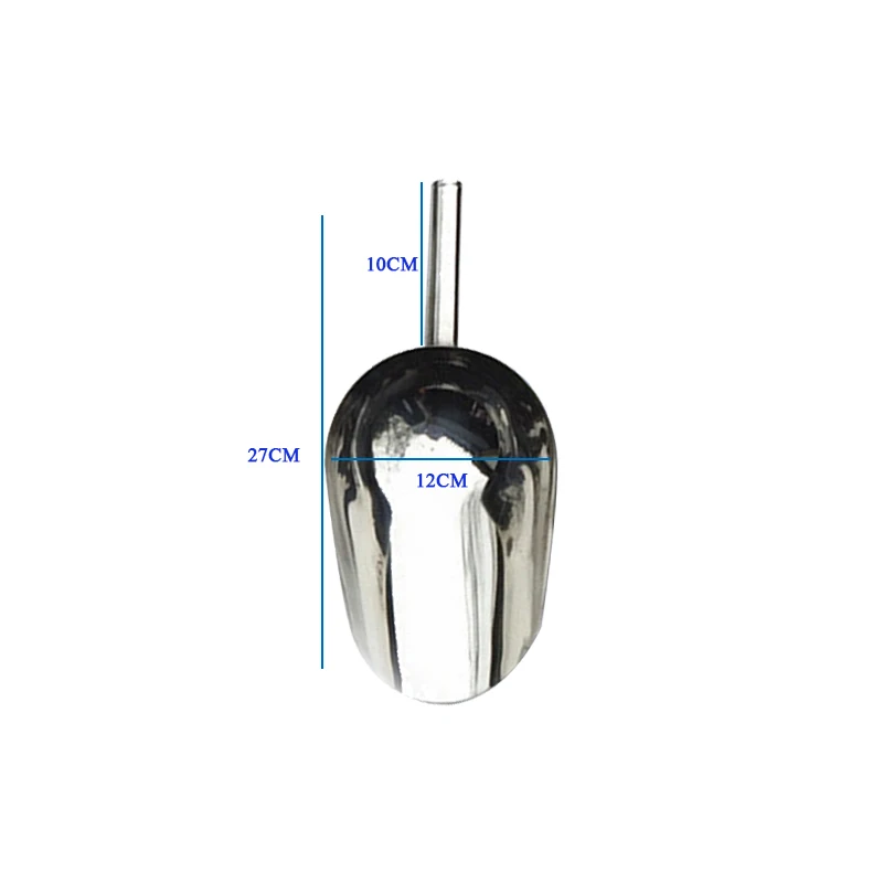 Ice Cube Scoop 1Pcs Stainless Steel Ice Cube Shovels Round Scoop Pub Bar Home Kitchen Spice Sugar Flour Nut Scoop Kitchen Gadget