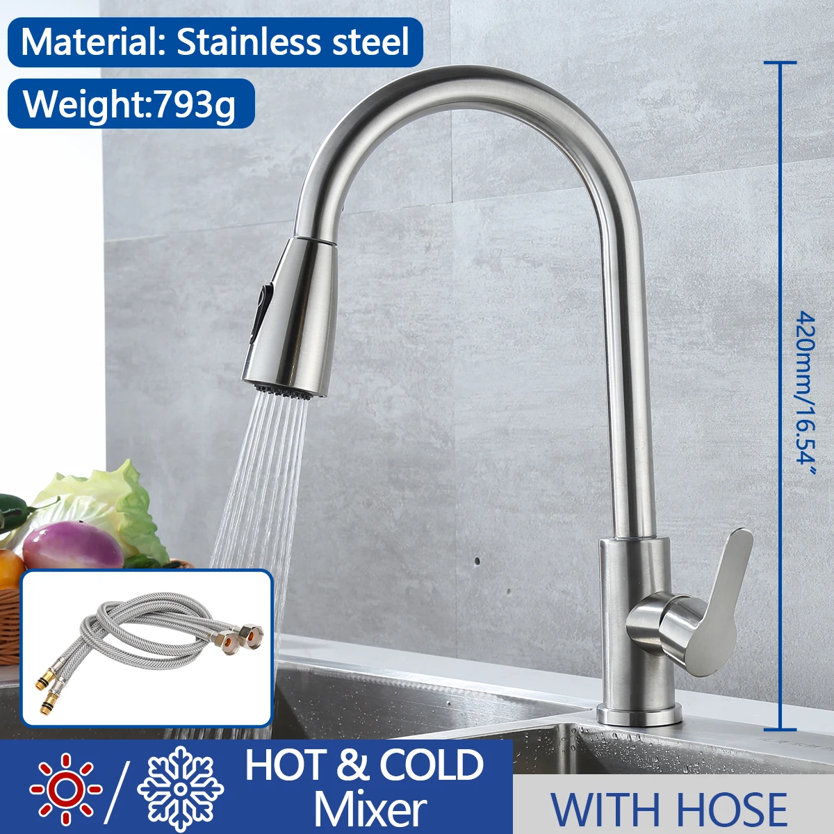brushed -hose