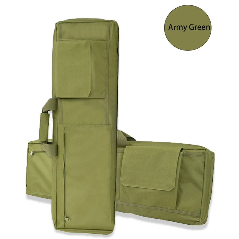 85CM/100CM attrezzatura da caccia borsa tattica per pistola da viaggio custodia per fucile da caccia custodia a tracolla Wargame con protezione in cotone - immagine 4