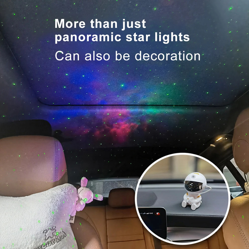 Astronaut Galaxy Light Star Projector Bedroom Starry Sky Lamp With Remote Control Multiples Nebula Colors 360° Adjustable Design best night light