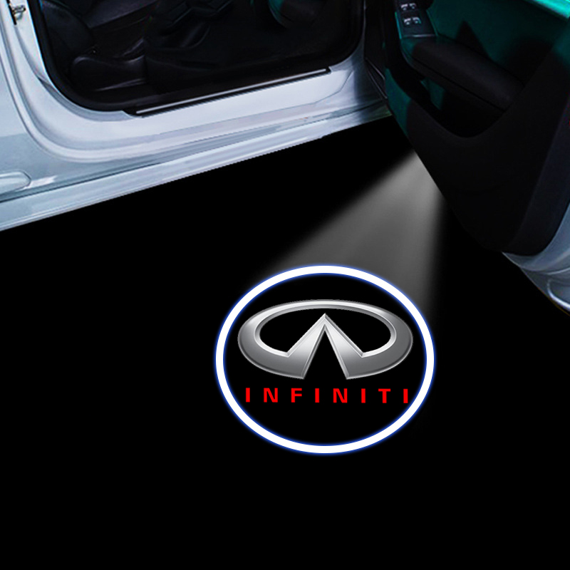 Car Door LED HD Welcome Courtesy Shadow Projector Lamp Logo Light For Infiniti Q50 FX35 Q30 G37 Q70 QX70 G35 Q60 QX50 QX60 QX80
