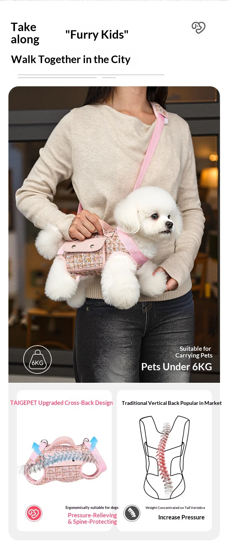 Outdoor Pet Walking Bag
