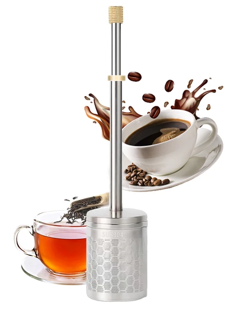 Leeseph Tea Infuser Tea Strainer Tea Infusers For Loose Tea Stainless Steel  Coffee Filter and Tea Press Maker for Trips - AliExpress