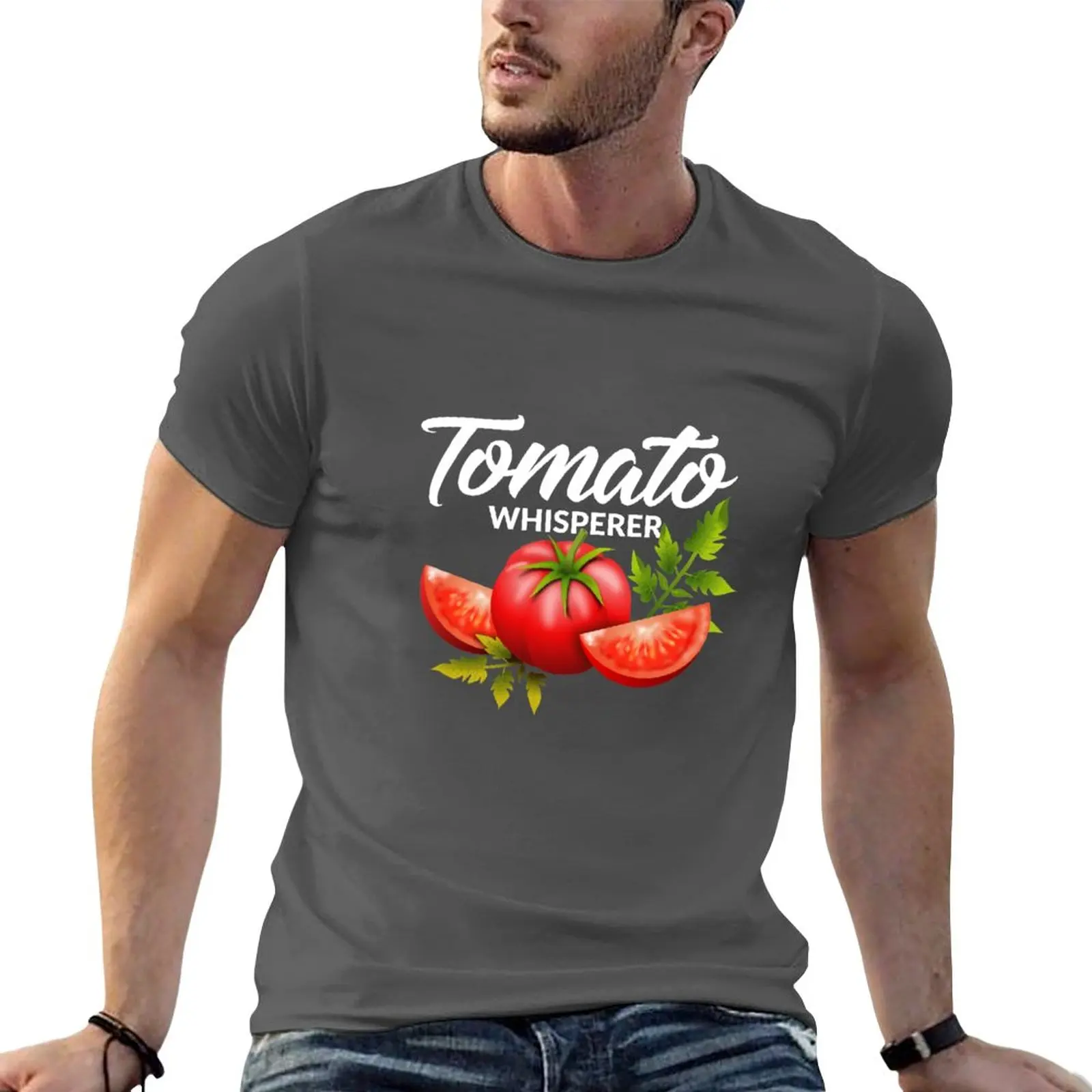 

New The Tomato Whisperer Gardening Tending Garden Farmers T-Shirt quick drying shirt oversized t shirt funny t shirts for men