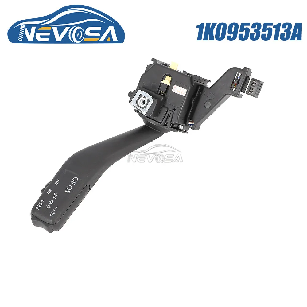 

NEVOSA 1K0953513A For VW Golf MK5 Jetta MK5 EOS Tiguan Touran Cruise Control Switch Turn Signal Button 1K0 953 513 F 1K0953513G