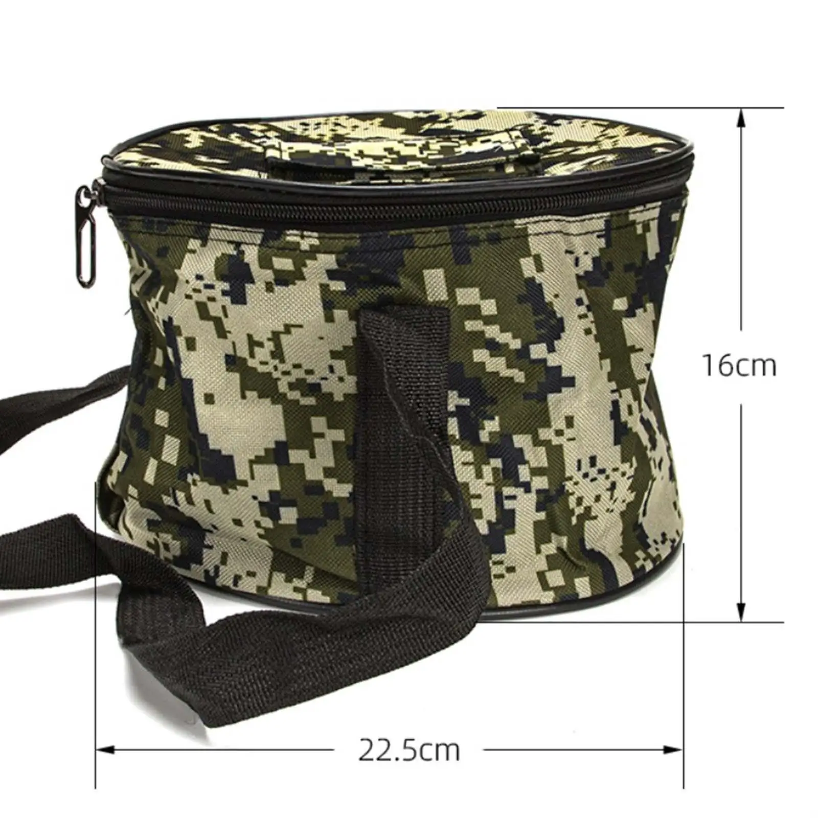 Fishing Tackle Bag Pouch Oxford Fabric Carrying Case Bag for