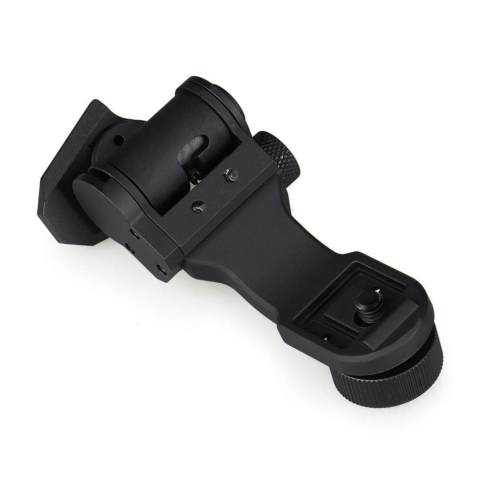 NVG Bracket Tactical Metal J Arm NVG Mount Helmet Bracket Adapter for Hunting Airsoft Pvs 14 Night Vision Goggles Dovetail J Arm gz240245
