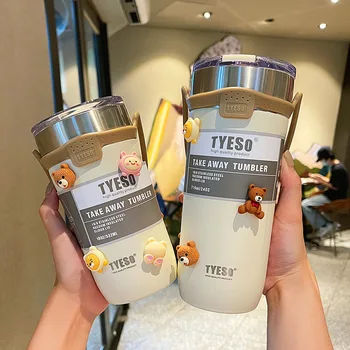 Beer Water Bottle Thermos Mug Cup Stainless Steel Tumbler Thermal Coffee Insulated Bottle Isothermal Cold Travel Gourd Drinking