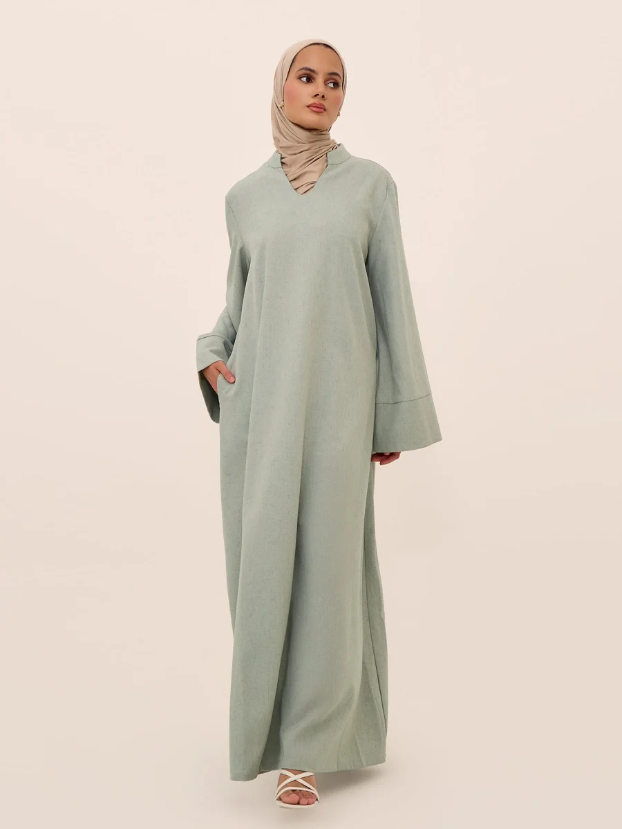zara embroidered dress ebay Afflatus Hijab main image 1