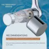 Universal 1080° Rotate Metal Filtered Kitchen Faucet Extender with Filter Swivel Bubbler Nozzle Sprayer 2 Modes Faucet Extension 3