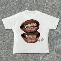 Men's Loose - Fit Vintage Style Short - Sleeve T - Shirt - Trendy Summer Fashion - XXXL (1)
