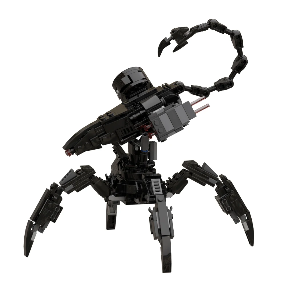 Moc Horizoned Zeros-Dawn Game Black Robot Corrutor War Machine Set Building Blocks Kit Watcher Toys For Children Kids Gifts