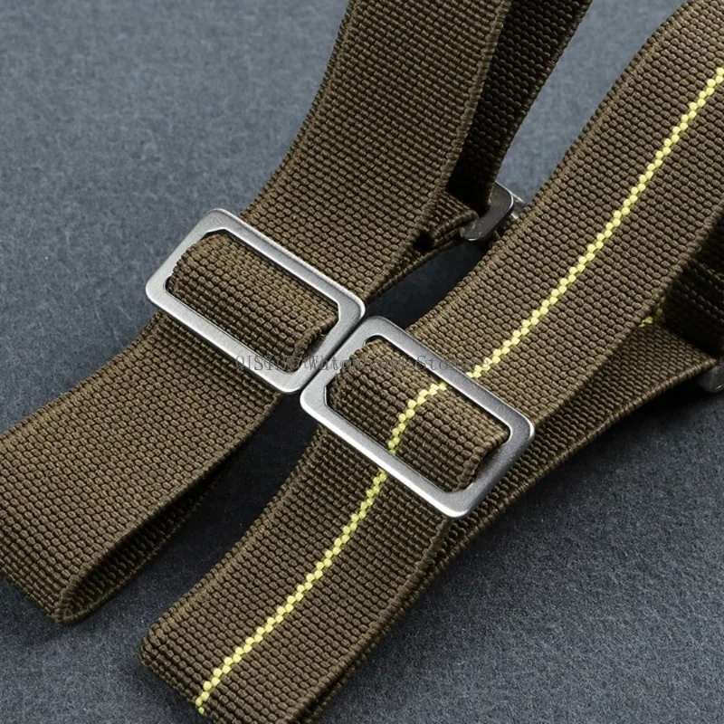 Nylon Braided Elastic Watch Band - Universal Sport Wristband