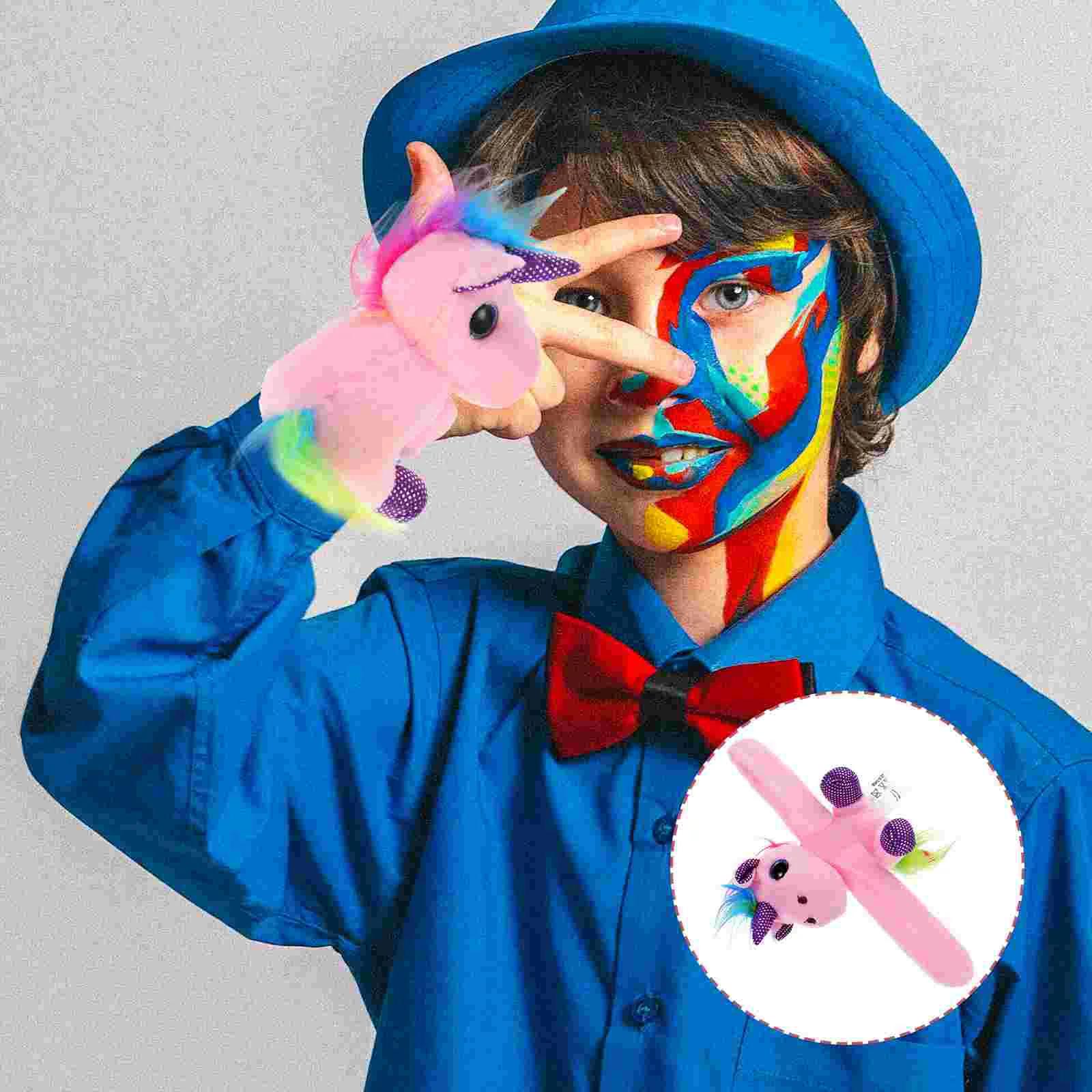 

Unicorn Slap Bracelet Stuffed Animal Huggables Plush Animals Slap Band Wrist Huggers Birthday Party