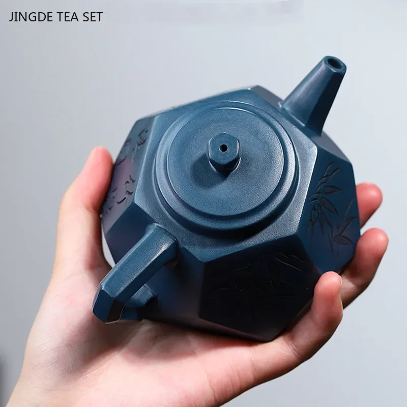 240ml Master Handmade Yixing Purple Sand Teapot Boutique Beauty Filter Pot Chinese Zisha Tea Infuser Household Tea Accessories