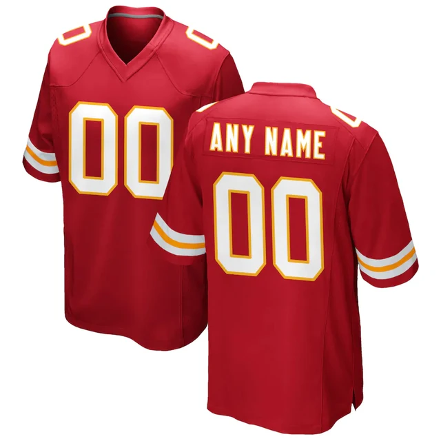 Customized kansas city football jersey america football game jersey personalized your name any number size all