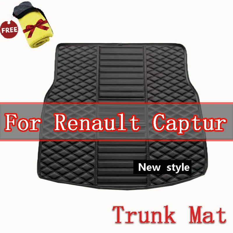 

Коврик для багажника автомобиля для Renault Captur SUV 2014, 2015, 2016, 2017, 2018, коврик для груза, внутренние части, аксессуары, крышка