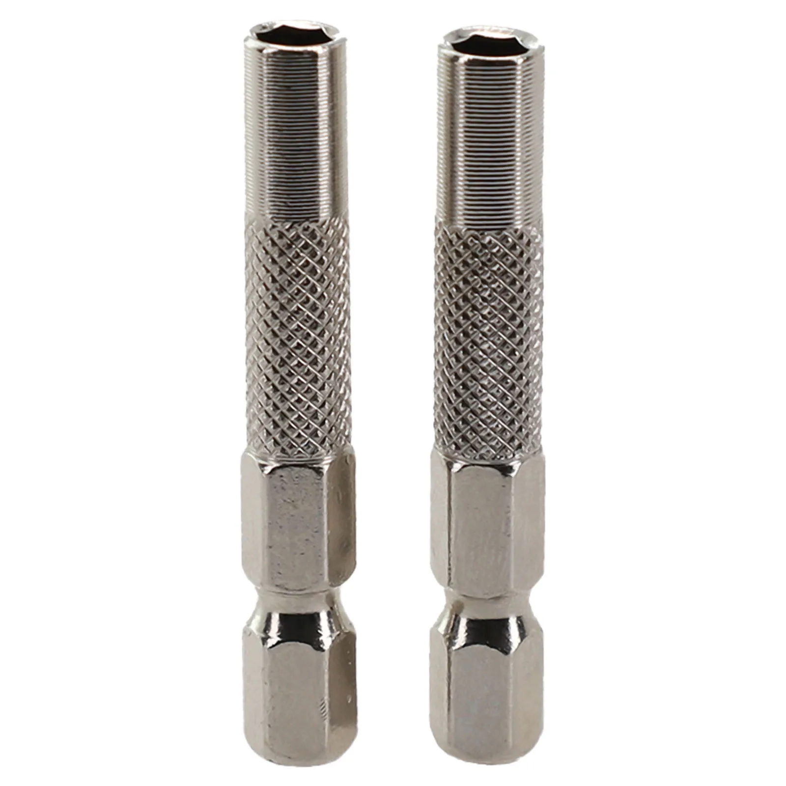 

2pcs Hex Shank 6.35 Mm Insert Bits Adapters To 4mm Electric Screwdriver Sockets Holder Micro Bits Adapter Magnetic Holder Tools