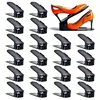 20pcs Shoe Slots Organizer, Thickened Double Storage Layer Closet Organization Stacker Easy No Assembly Required Rack Space Save 1