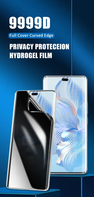 For Honor Magic6 Lite 5G / X50 5G / X9b 5G Anti-Spy Screen Protector Silk  Printing Side Glue Film