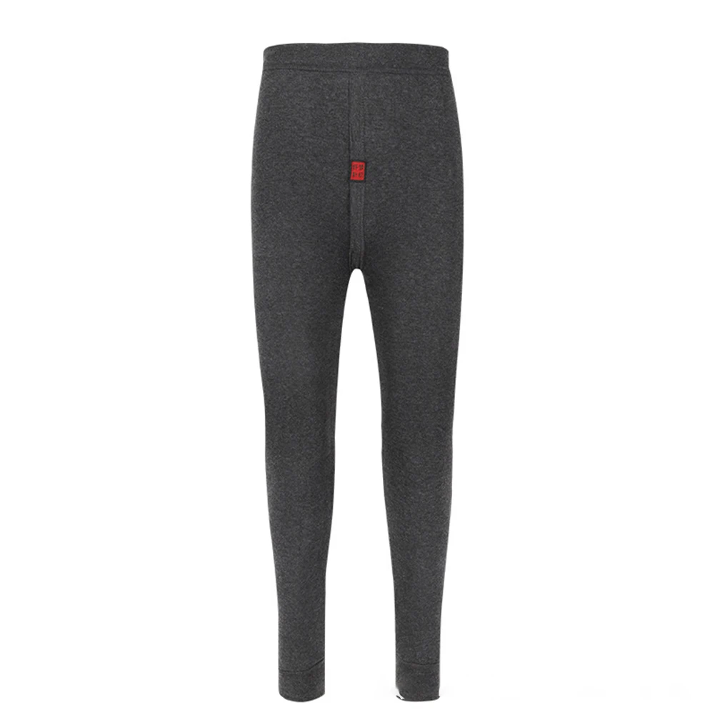 

Long Johns Mens Pants Lightweight Slimming Solid Color Stretch Tagless Thermal Thick Trousers Base Layer Winter