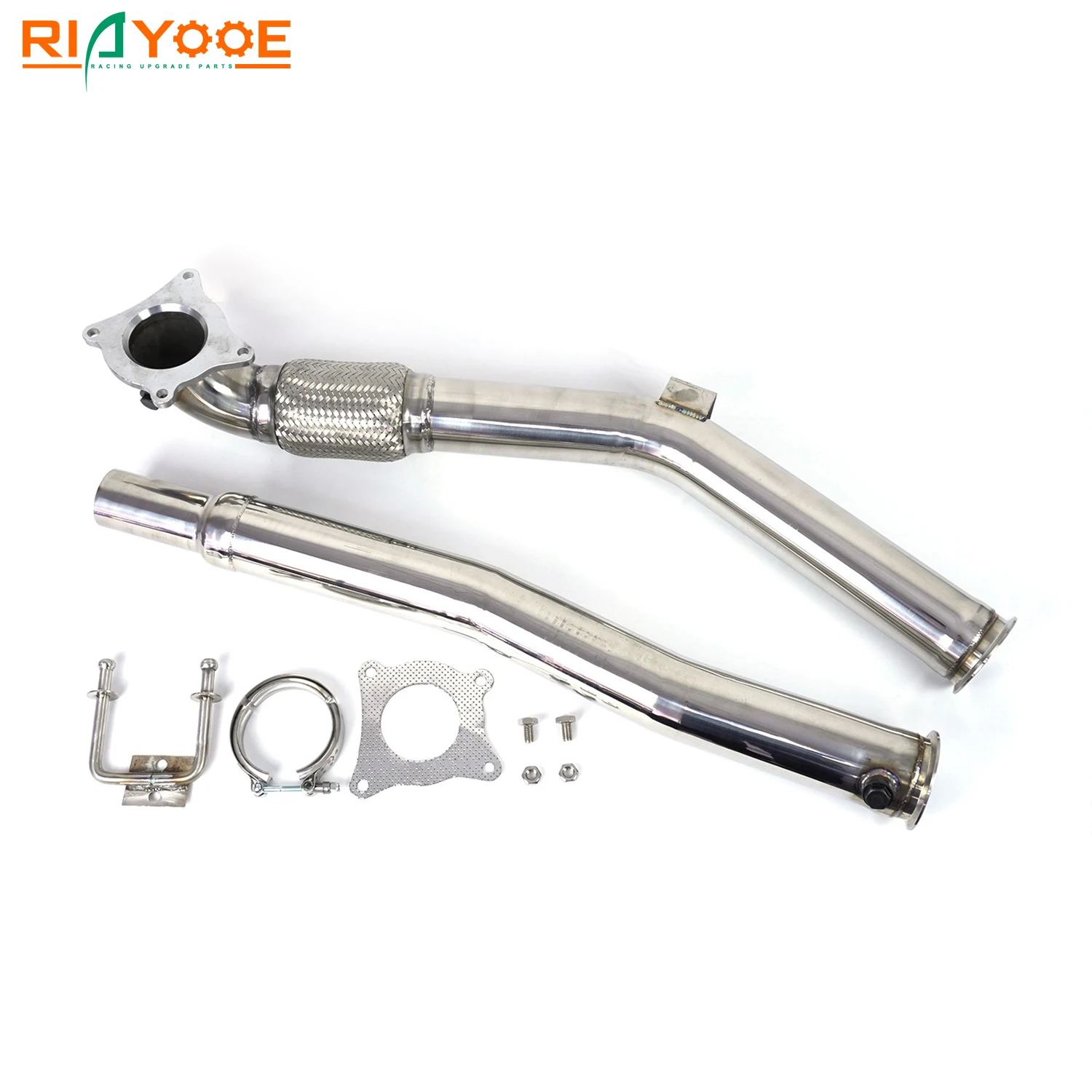 Car MK5 MK6 GTI Downpipe 2.5inch 3inch Down Pipe for Audi A3 for Volkswagen VW Golf MK5 MK6