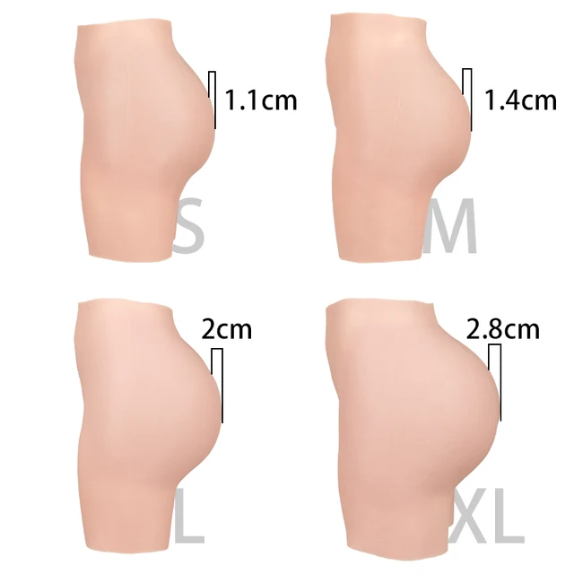 KUMIHO Silikon-Po-Lifter, gefälschte Asss, Big Ass Pantys, offener Schritt, Hose, Po-Enhancer, Silikon-Shaper-Unterwäsche 1