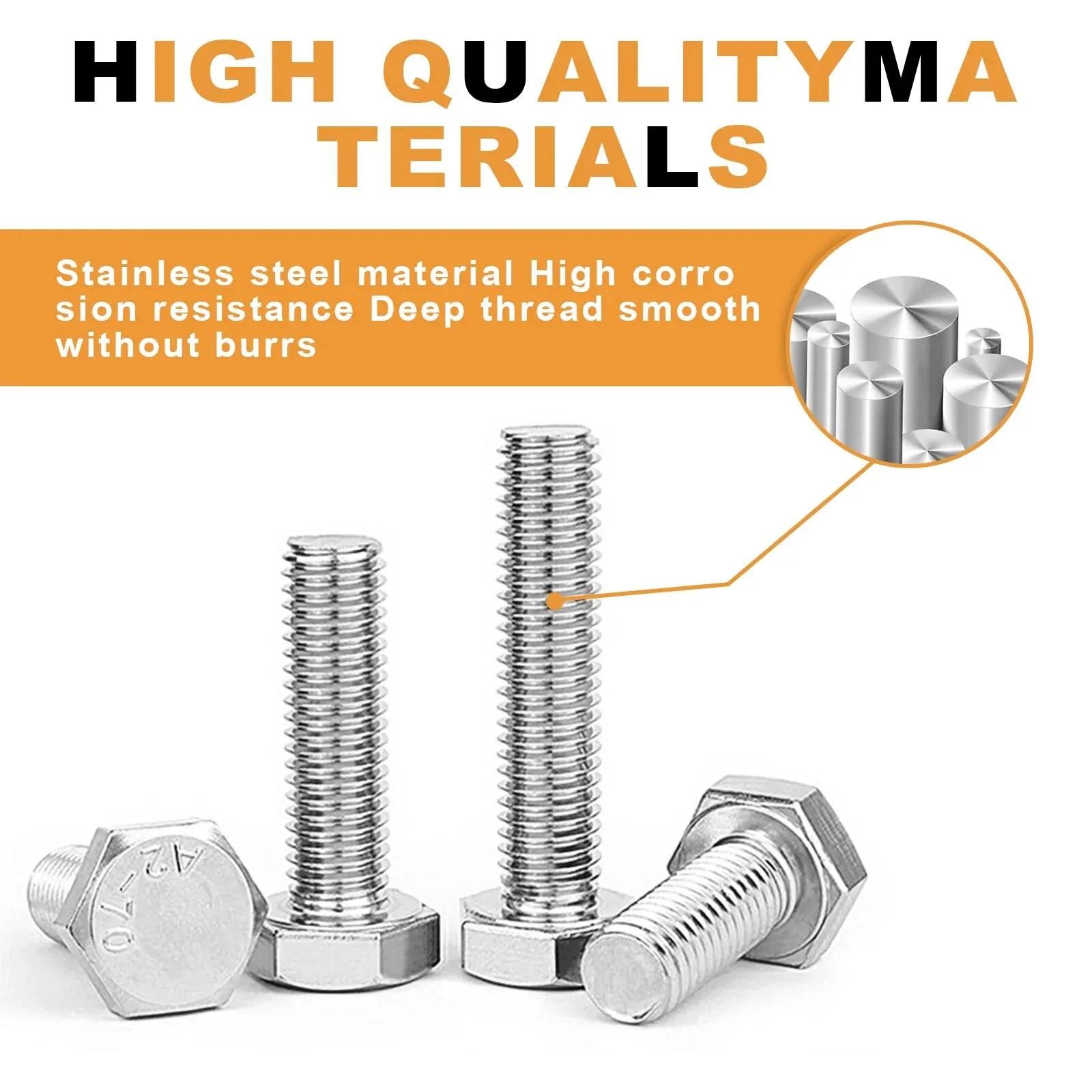120Pcs M3 Stainless Steel Hexagon Head Screw, Nut, Bolt Sorting Set, Suitable For Small Mechanical Maintenance Projects