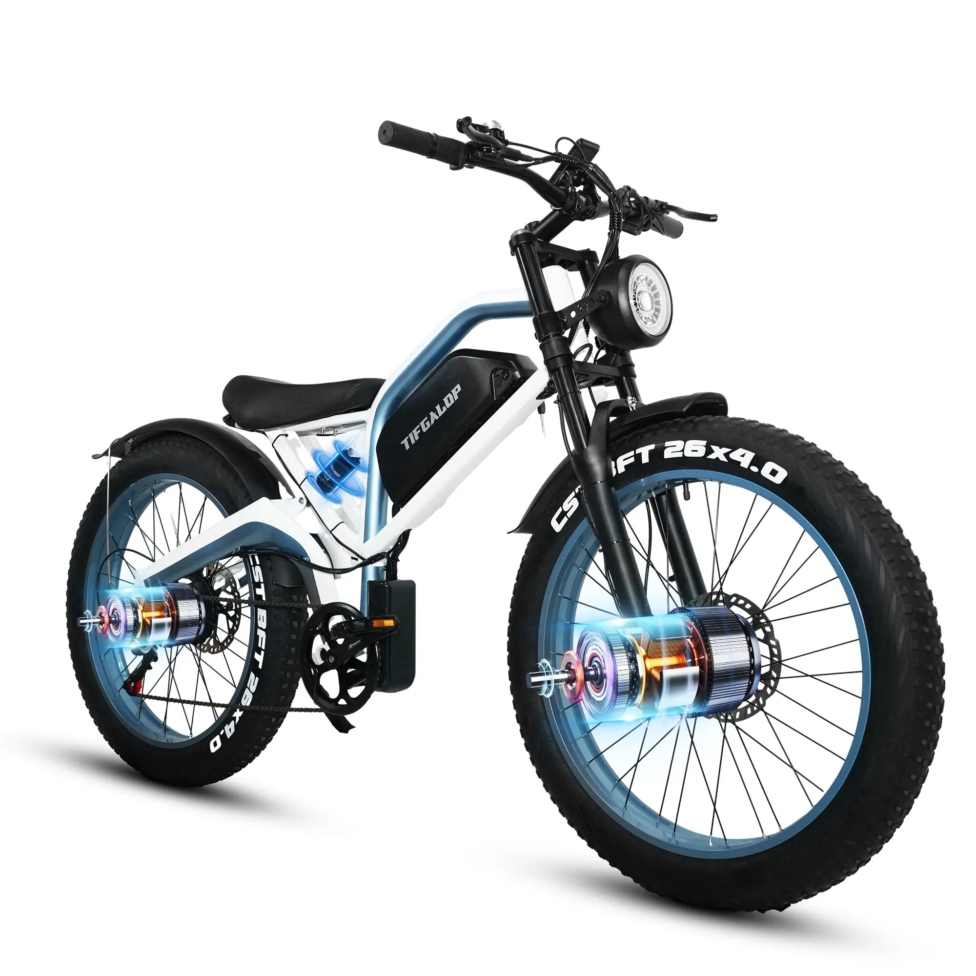 ES9 pro Electric bike 2000W motor 52V23AH Lithium battery City Commuter Snow Electric bike 26*4.0 fat tire Mountain Adult Ebike