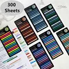 300 Sheets sticky not Transparentes Sticky Notes Self-Adhesive Annotation Read Books Bookmarks Tabs Notepad Aesthetic Stationery 1