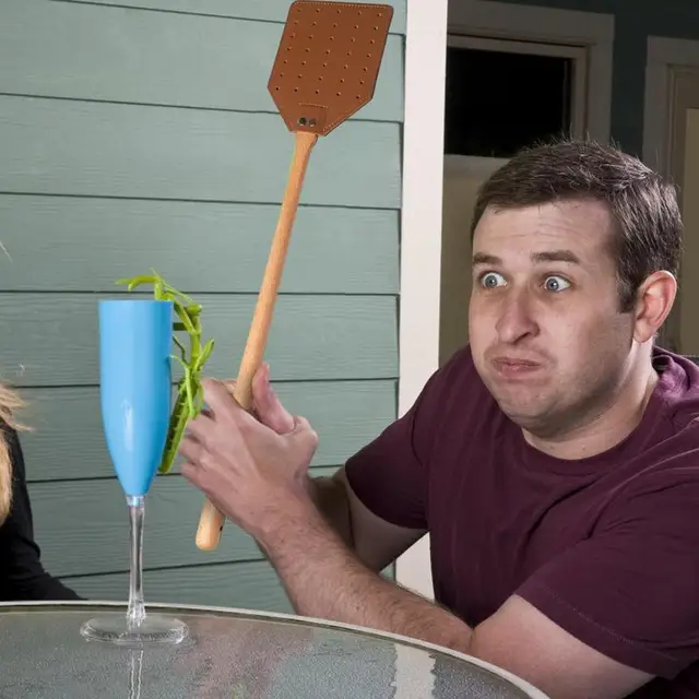 Fly Swatter Mosquito Hosszú Fogantyú Pu Bőr Légyszaporító Rovar Gyilkos Beltéri Méhek Swatters A Konyhai Hálószobához - Image 4