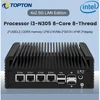 2.5G Fanless Mini PC Intel i3 N355 N305 N150 N100 4xi226-V LANs DDR5 Type-C 6*USB 2*NVMe 2*SATA Firewall Router Proxmox pfSense 1