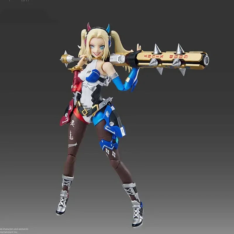 메카 피그 오리지널 모델 키트 DC 할리퀸 두 가지 형태 애니메이션 액션 피규어 조립 모델 장난감 소년용 폼 코튼 포장