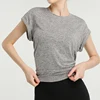 VITALINOVO Women's Workout Tanks Tie Back Short Sleeve Shirts Yoga Athletic Open Back Sport Gym Tops Breathable Gym T Shirts 3
