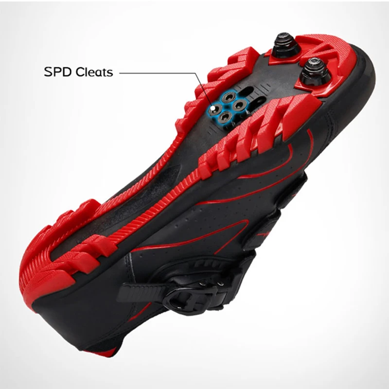 Cycling Shoes Mountain Bike Shoes Mens Cycling Shoes Quick Ratchet Buckle Compatible with SPD System Pedal for Indoor Outdoor Women MTB