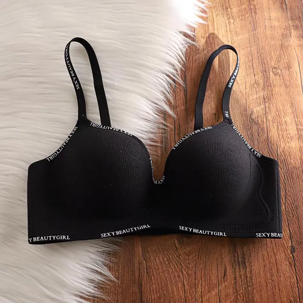 Small Breasts Push Up Bra Wireless Comfortable Underwear Seamless Invisible Bralette 3D Pads Support Bras Side Breast Collection