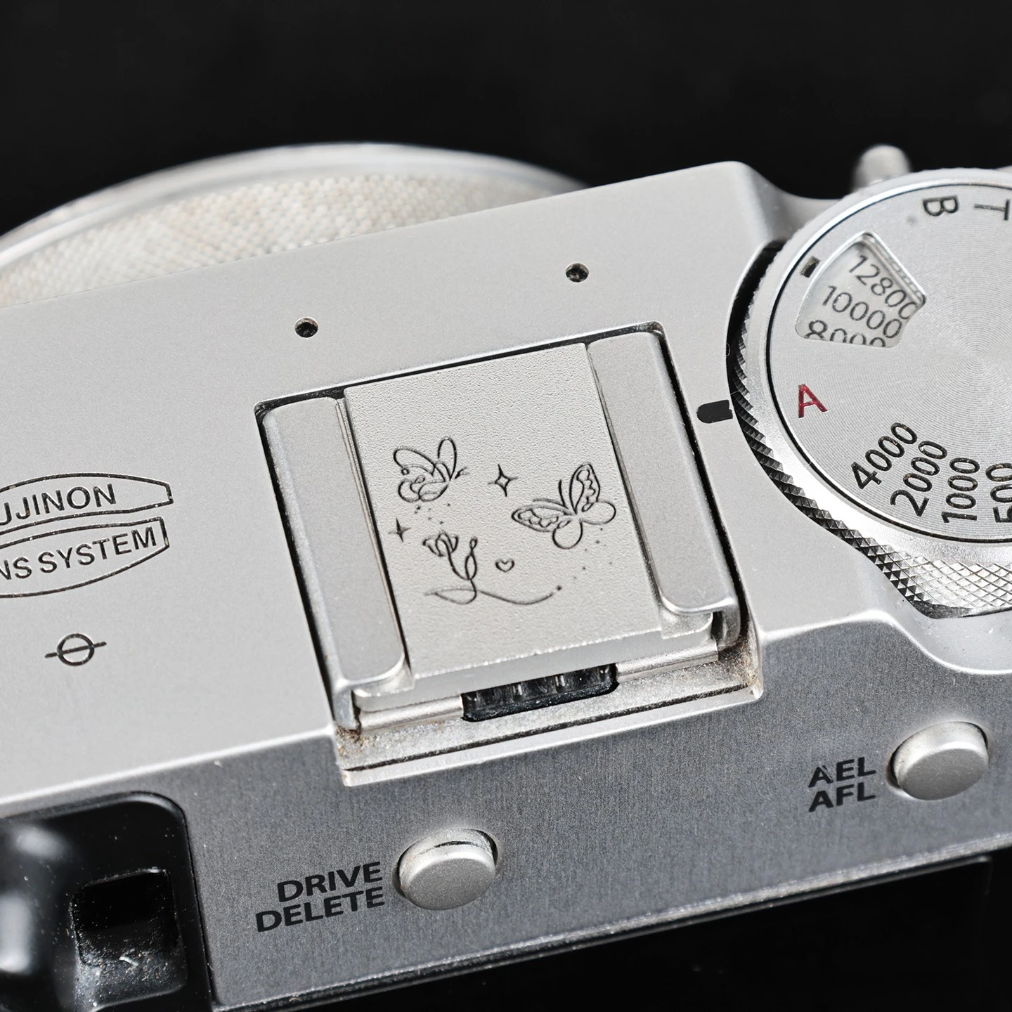 카메라 메탈 핫슈 커버, 후지 XT3 XT10 XT20 XT50 X100V X100VI XT30II XT30III 나사식 셔터 버튼 액세서리에 적합