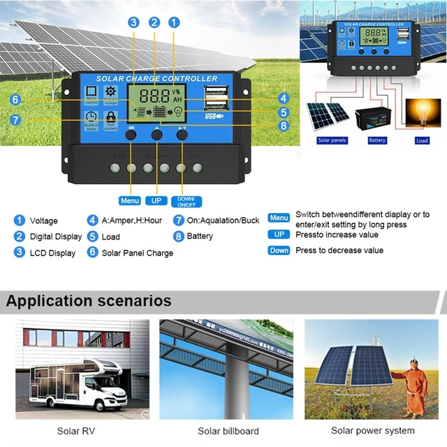 1000W Solar Panel 12V Solar Cell With 60A 100A Controller Solar Charge for Phone RV Car MP3 PAD Charger Outdoor Battery Supply 5