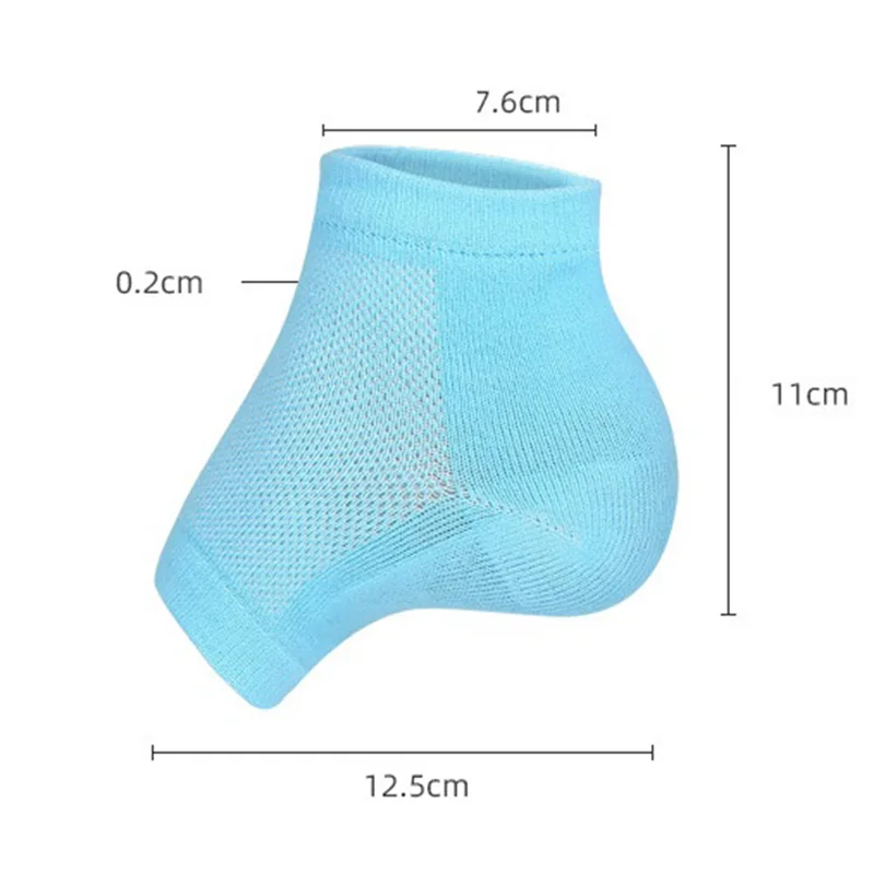 1 Pair Invisible Height Increase Socks Gel Heel Pad Orthopedic Arch Support Heel Cushion Soles Insole Unisex,Pink Easy To Use