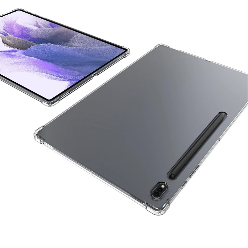 Tablet Case For Samsung Galaxy Tab S7 Plus FE 11 12.4 2020 T730 T735 T870 T736B T970 T976B Soft Silicone Shell Shockproof Cover_voghion.com