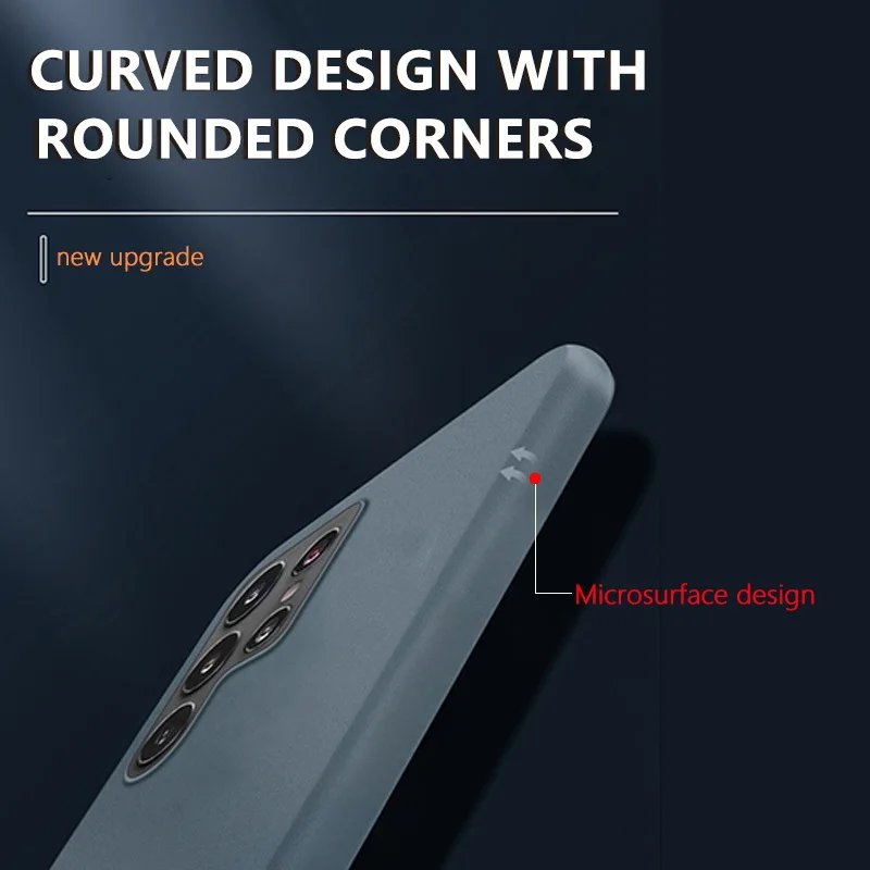 silicone case for samsung For Samsung S22 Ultra S21 FE S20 Plus A52 A52s A53 5G Note 20 Ultra Matte Ultra-thin Slim Hard Shockproof Phone Case Cover Capa silicone case for samsung