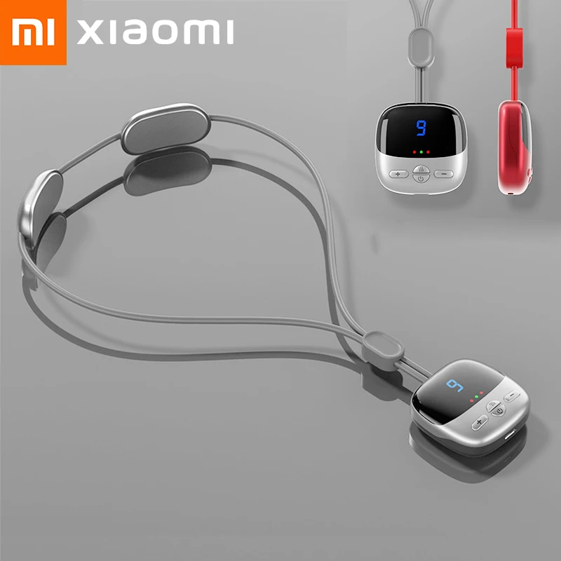 

Xiaomi Smart Hanging Neck Shoulder Cervical Spine Massager Mini Portable Hot Compress Neck Artifact Dredging Neck Protector New