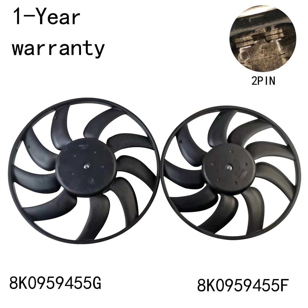 Electronic Fan 8K0959455G 8K0959455F Audi A4L Q5 A4 S4 A5 S5 A6 S6 A7