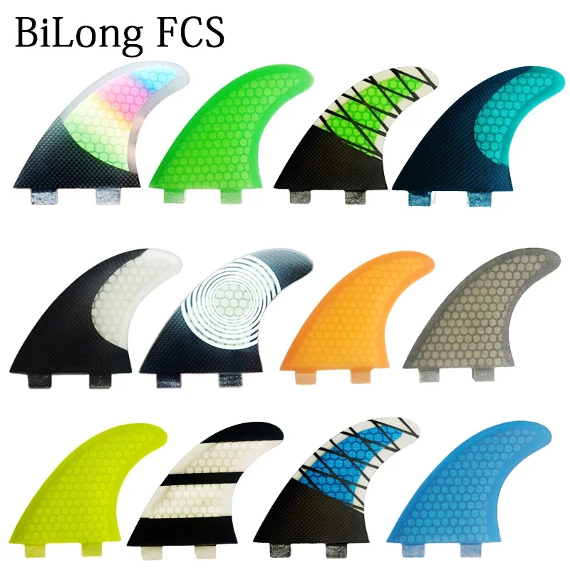 Surfboard Fin BiLong FCS FINS Twin Tri Fin Set G5 M Size