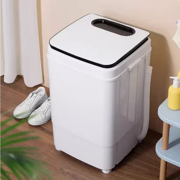 Washing machine for home small dormitory mini underwear socks washing clothes semi-automatic 1