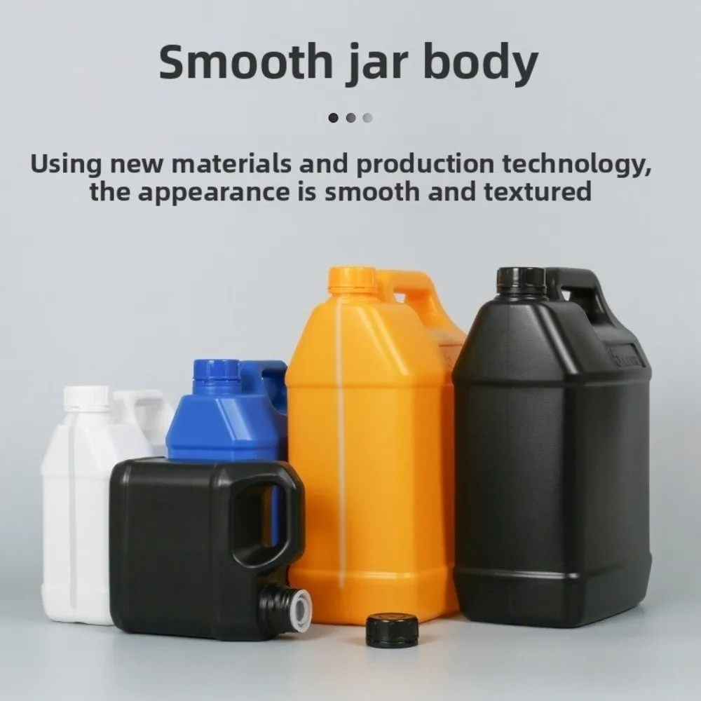 1/2/3/4/5/6/10L Plastic Airtight Bottle with Lid Food Grade Storage Container Large-Capacity Sealed HDPE Bucket Oil Jerrican