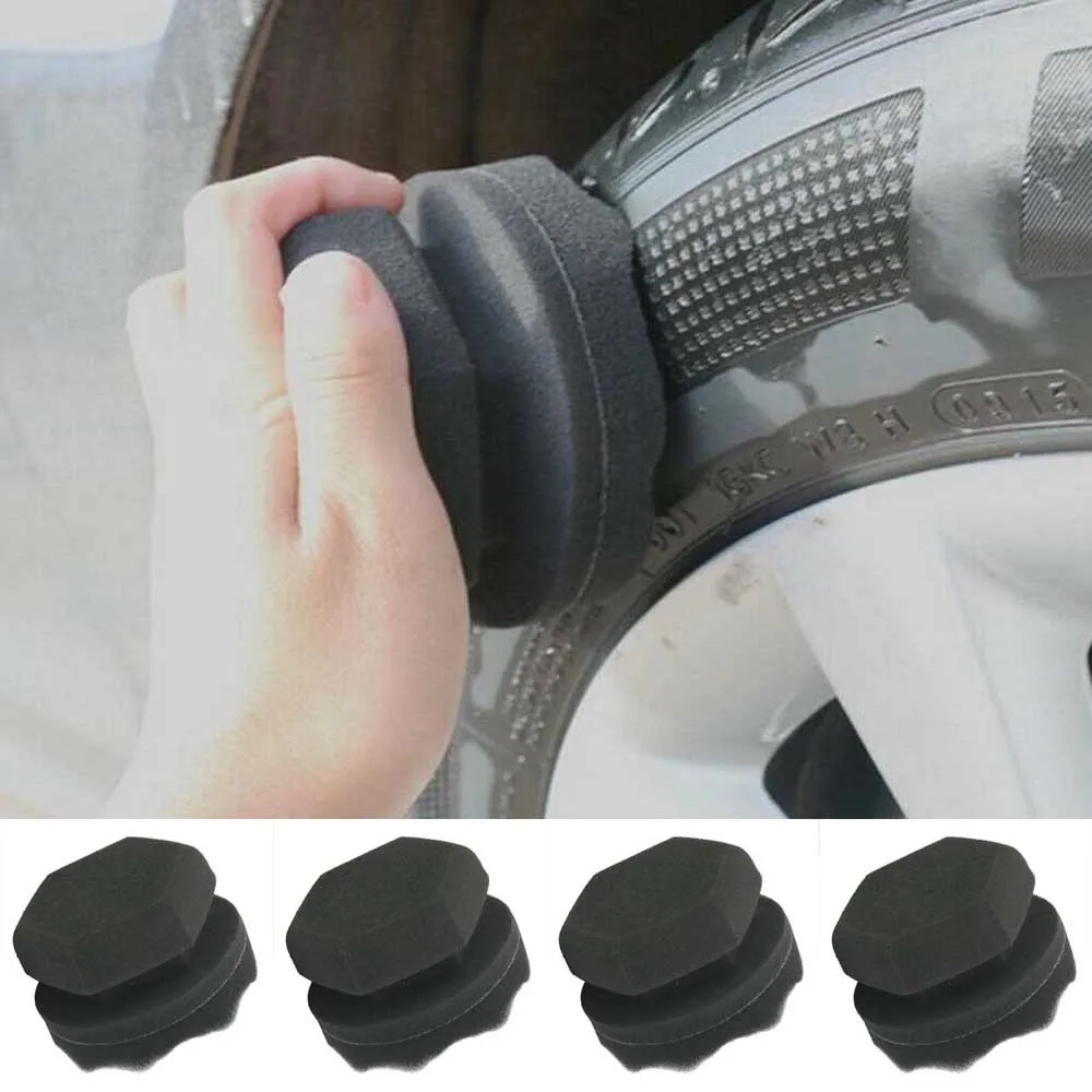 

Applicator Auto Polishing Pads Black Contour Dressing Pads Polishing Sponge Tire 2 Piece 3.15inch 8cm New Soft
