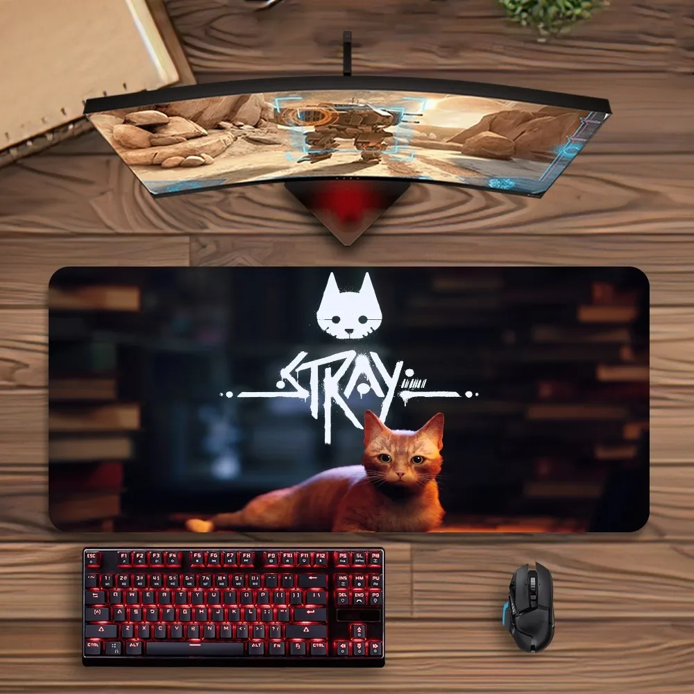 Game Stray Mousepads Monster Large Mouse Mat Big Desk Pad Non Slip Rubber Mouse Pad Big Keyboard Mats Mouse Pad 4